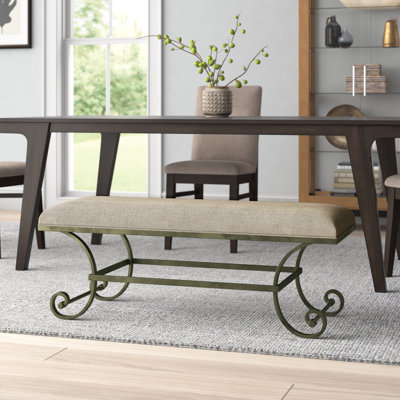Coffey Polyester Blend Upholstered Bench