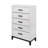 5-Drawer Modern Coastal Vertical Storage Chest-100856898