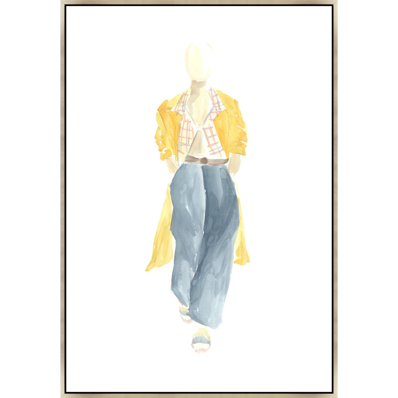 Style Me II Print by Helen Parker, 36.5" H x 25.5" W x 1.5" D, Image Brush Gel