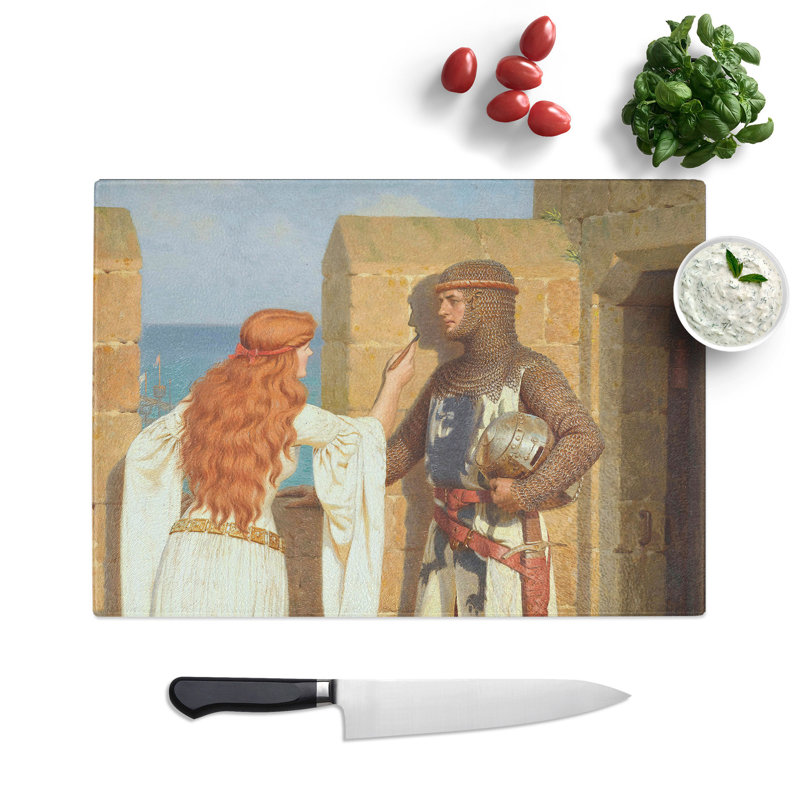 The Shadow by Edmund Leighton Chopping Board, 0.4cm H x 28.5cm W x 39cm L