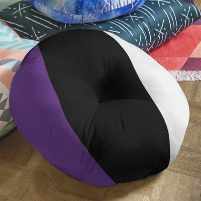 Striped Reversible Throw Pillow