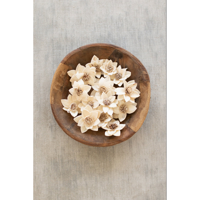  Ensemble de 16 fleurs de Rukmani séchées - 2,5 po de hauteur