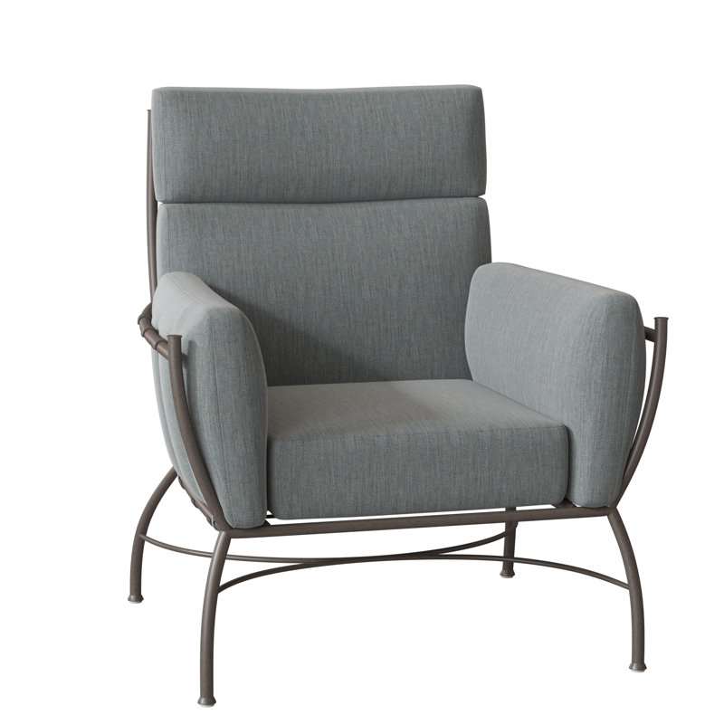 Majorca Aluminum Lounge Chair, No Welt, Bali Pearl