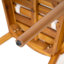Ensemble de 2 fauteuils de salle à manger Klismos