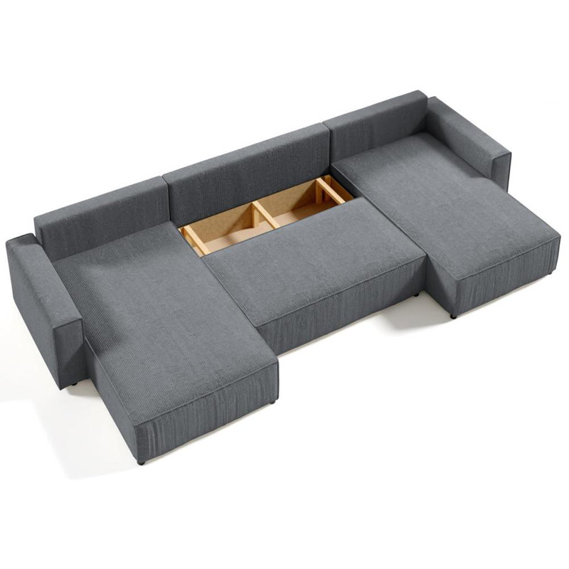 Beyazit 6 Seater Sofa Bed, Grey