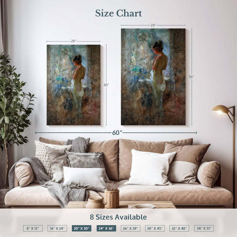 Leisha Delicate Spring, 36" H x 24" W