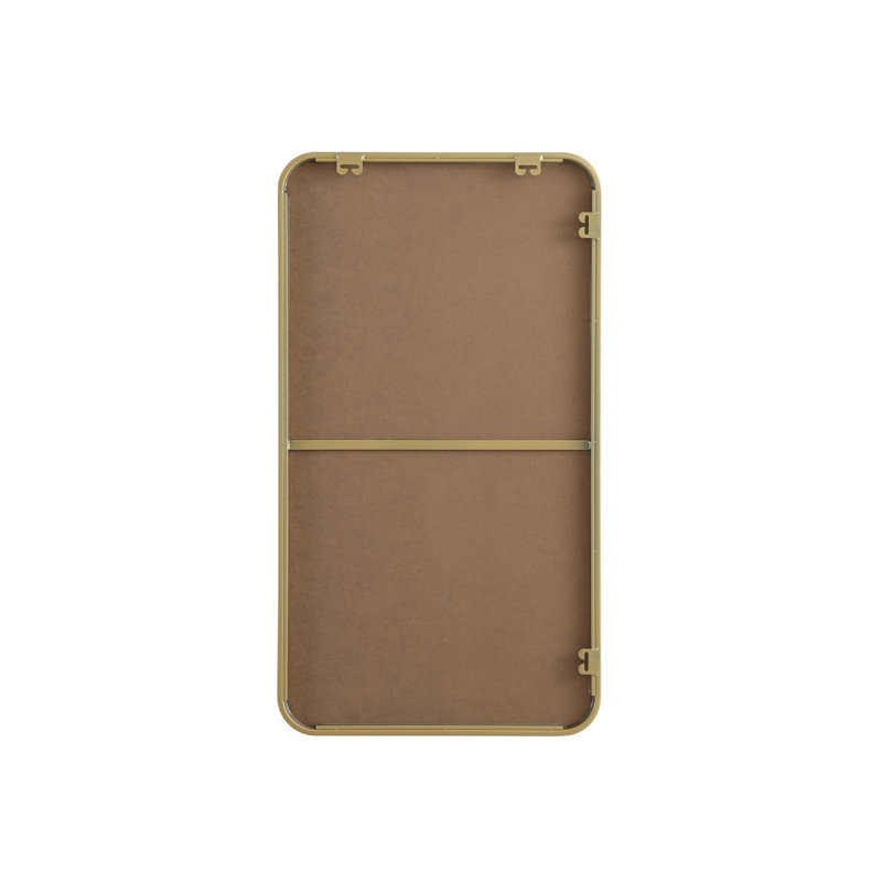 Erath Contour Metal Mirror, Brass, 36" x 20"