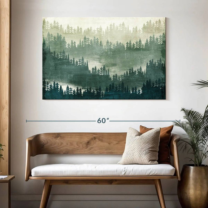Alvord Misty Mountainscape, 32" H x 48" W