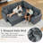 Sofa Bed, Sleeper Sofa With Storage Seat & Pull Out Bed , L Shape Sofa For Living Room, Linen-2042376177