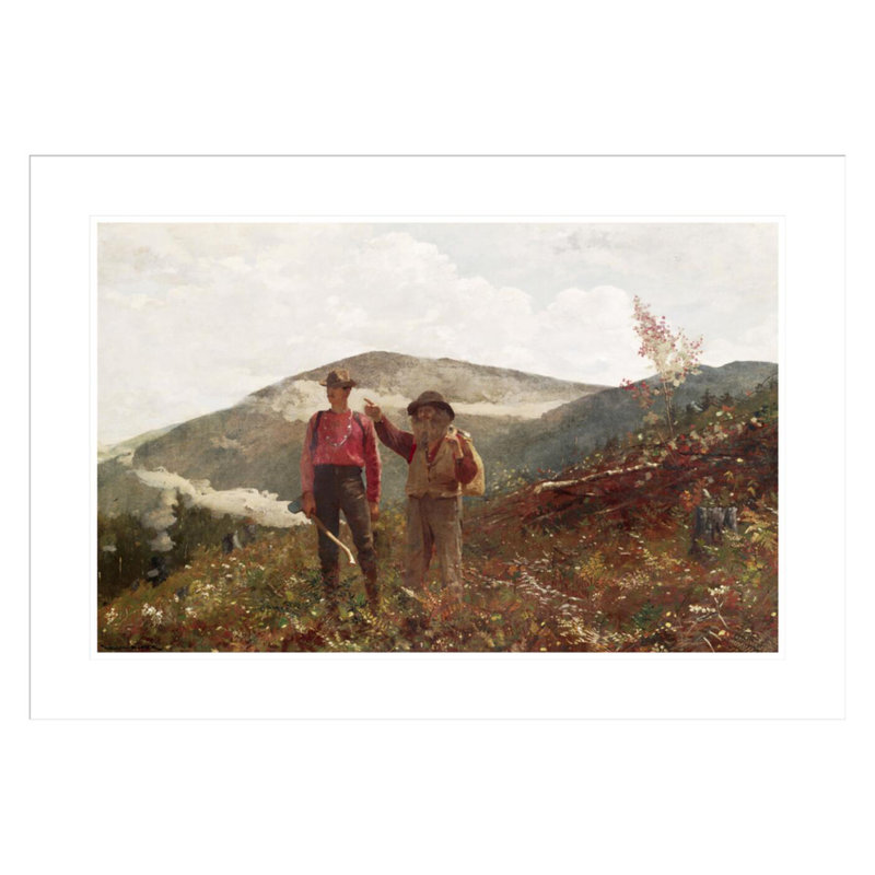 «Two guides» par Winslow Homer - Impression Giclée sur cadre, H 21 po x l 29,5 po