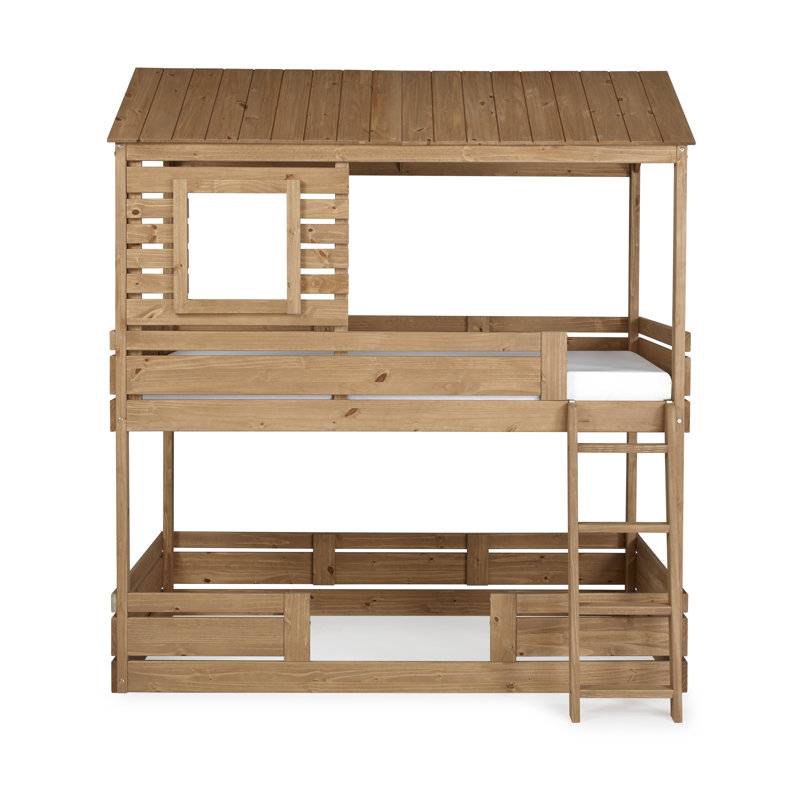 Kids Twin Bunk Bed