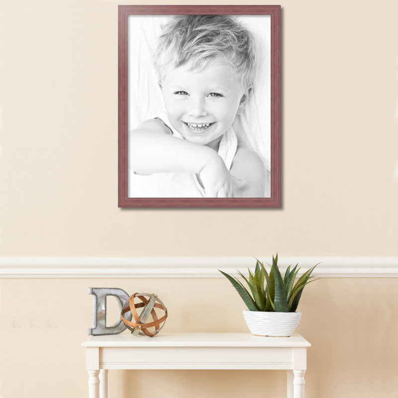 Arttoframes 22 x 28 pouces cadre strié mauve style Barnwood cadre photo - fil cintre, 22 po x 28 po