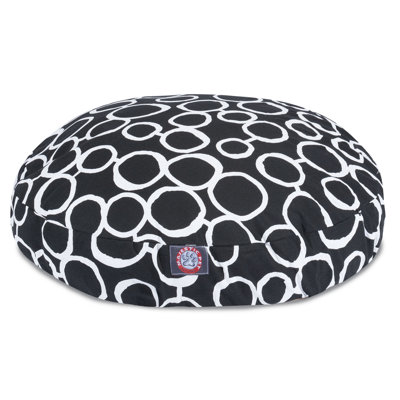 Round Geometric Pet Bed