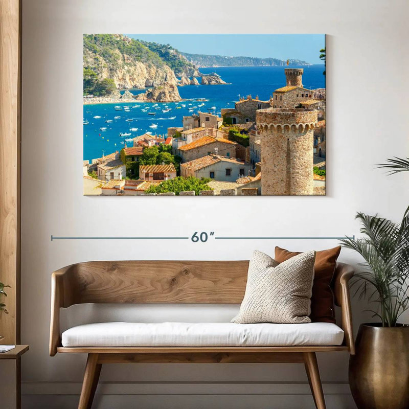 Harpa Tossa De Mar, Espagne, H 32 po x l 48 po