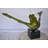 Acrobatic Frog Green Patina Bronze Statue Mounted on A Marble  43" x 26" x 20"H