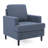 Mid-Century Linen Accent Chair – Stylish-699627446