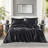 Wrinkle-free Satin Polyester Luxurious Split King Sheets For Beauty Sleep
