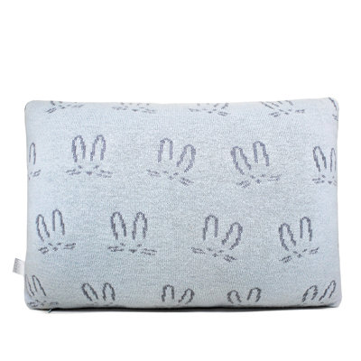 Cotton Blend Reversible Throw Pillow