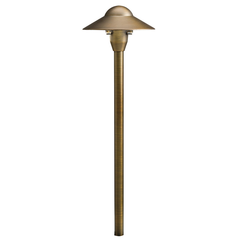 Chimereze Brass Low Voltage Solid Brass Pathway Light