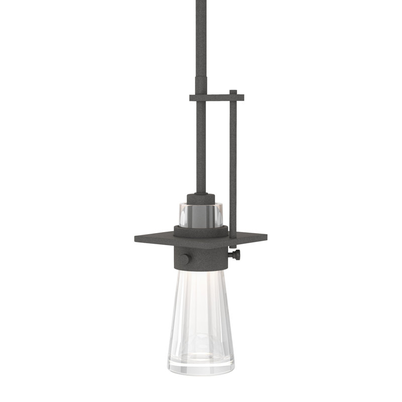 Erlenmeyer Mini Pendant, Medium: 14.8" - 59.8", Natural Iron