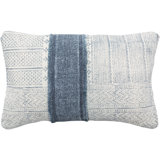 Lola Striped Cotton Reversible Pillow Cover