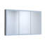 48 In. W X 30 H Rectangular Silver Aluminum Recessed/Surface Mount Medicine Cabinet With High - Definition Mirror, Integrated Led, 110 Soft Close Hinges, Fog Function And Charging Stations Robust