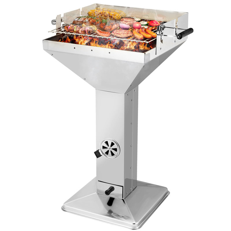 LIFERUN 42cm W Charcoal Grill