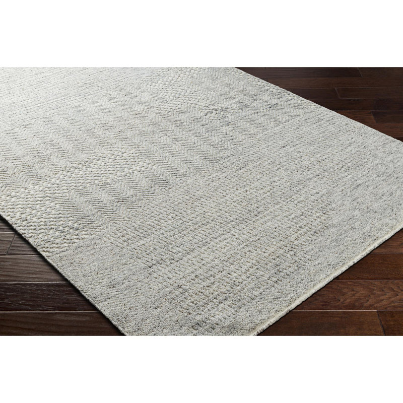 Cliffes Hand Knotted Area Rug, Rectangle 4' x 6'