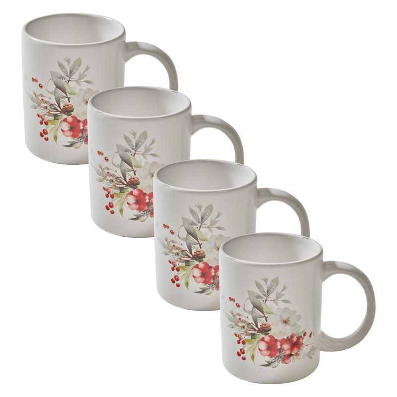  Ensemble de 4 tasses First Snow