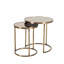 Aryav Glass Top Nesting Tables