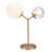 Gold Solar Eclipse Table Or Desk Lamp