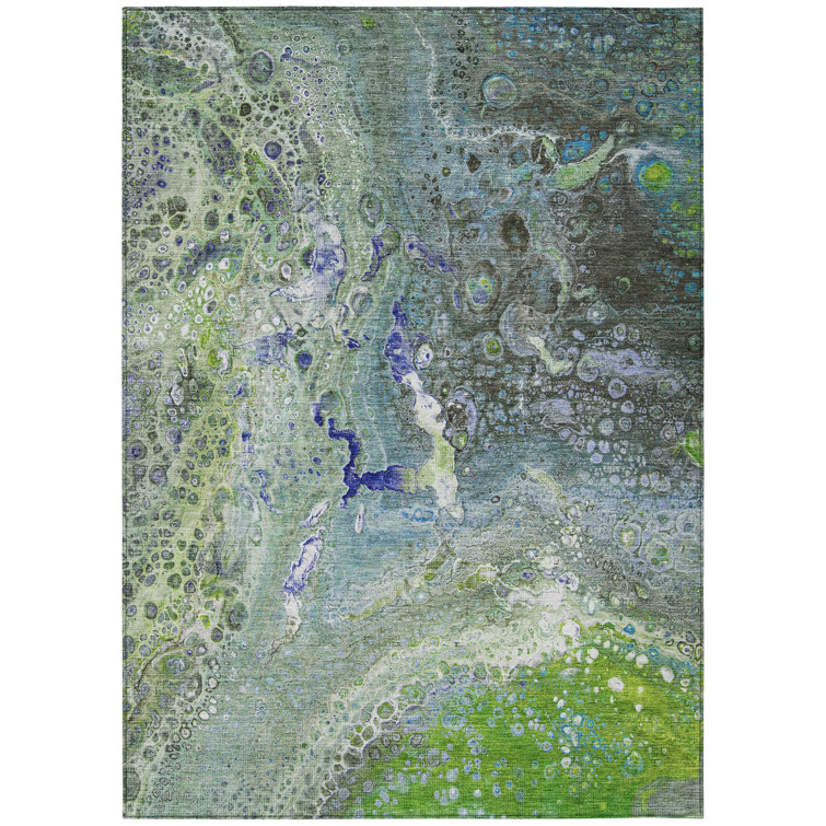 Fayme Washable Indoor / Outdoor Rug