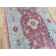 Tapis de couloir oriental turc noué à la main mauve Oushak mauve
