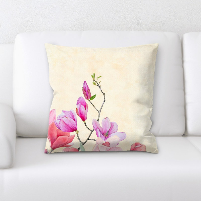 Coussin décoratif fleur