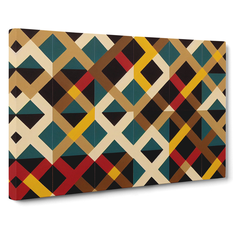 Artsy Abstract Art - Wrapped Canvas, 35cm H x 50cm W x 3cm D
