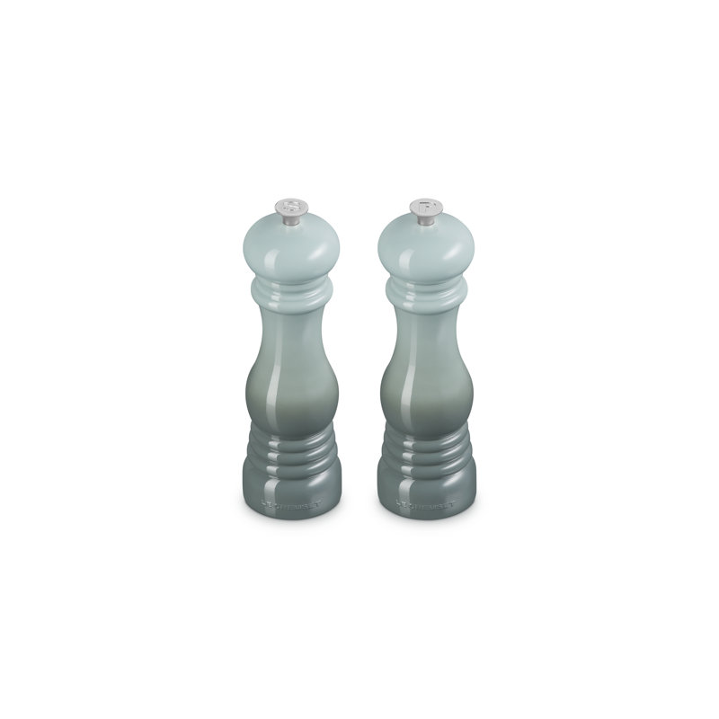 Sea Salt Blue Acrylic Salt and Pepper Mill Set