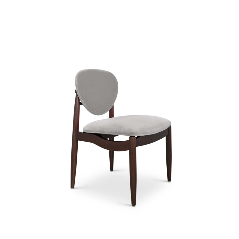 Carlton Side Chair, Cannon Gray Velvet