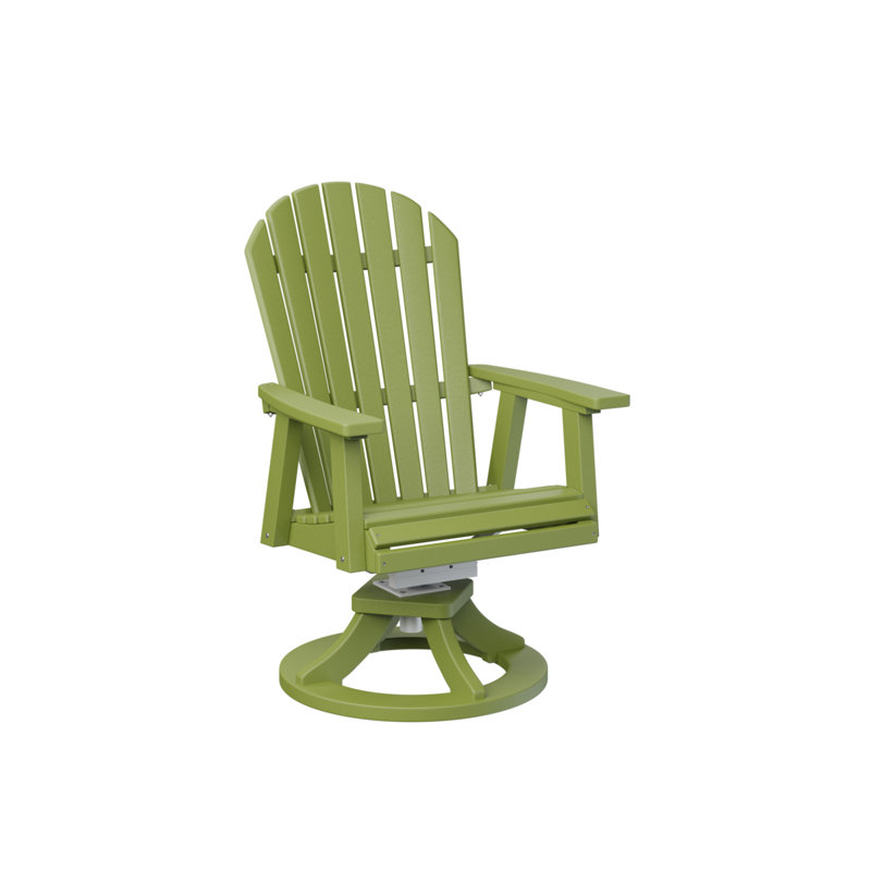 Berlin Gardens Comfo Back Swivel Rocker Dining Chair, Kiwi Green