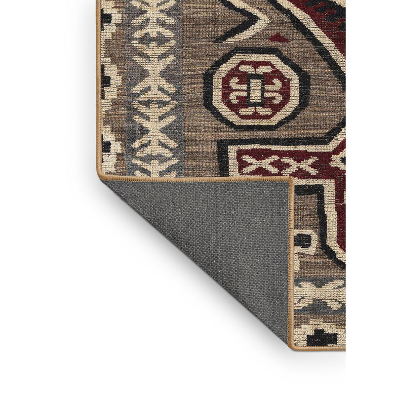 Abstract Indoor Rug, Rectangle 2' x 4'