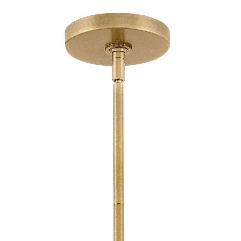 Petit luminaire suspendu Lisette avec verre nervuré, Clair