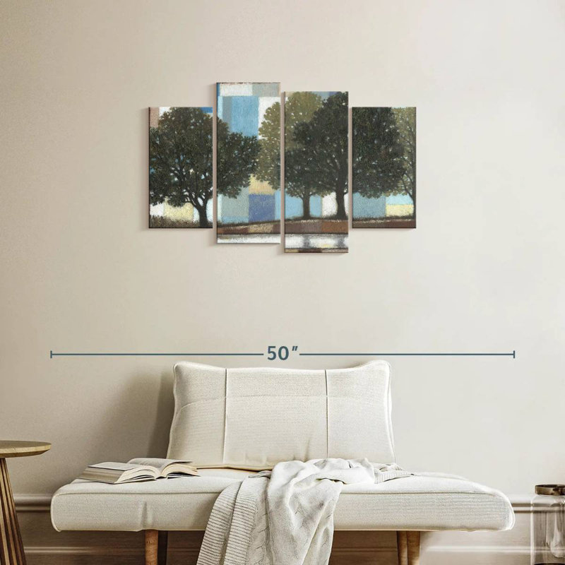 Patchwork Grove, 22" H x 36" W