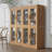 Abagail 62" Glass Display Cabinet Dining Cabinet-1550708184
