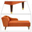 Chaise longue rembourrée en velours Barbanell-1571549236