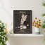 Drôle de chat, citations inspirantes, impression de panneau de bar, décor de salle de bain, impression murale rétro, animal-98298967-98298968