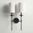 Hayse Steel Armed Sconce-825969788