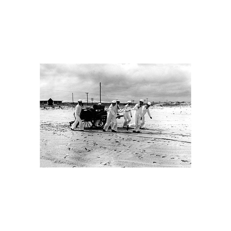 « the drill », reproduction de photo, H 24 po x l 36 po x P 1,5 po