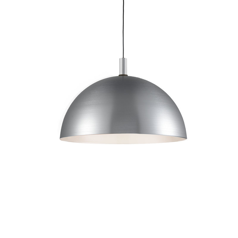 Archibald 1 - Light Single Pendant, Brushed Nickel, 20" H x 32" W x 32" D