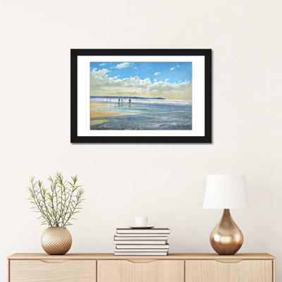«Paddling at the Edge», reproduction sur toile