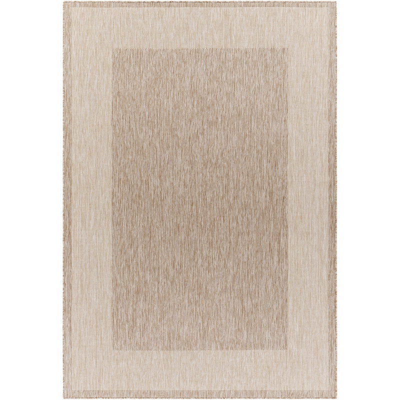 Gira Indoor & Outdoor Boho Jute-Look Rug Beige, Rectangle: 200cm x 275cm