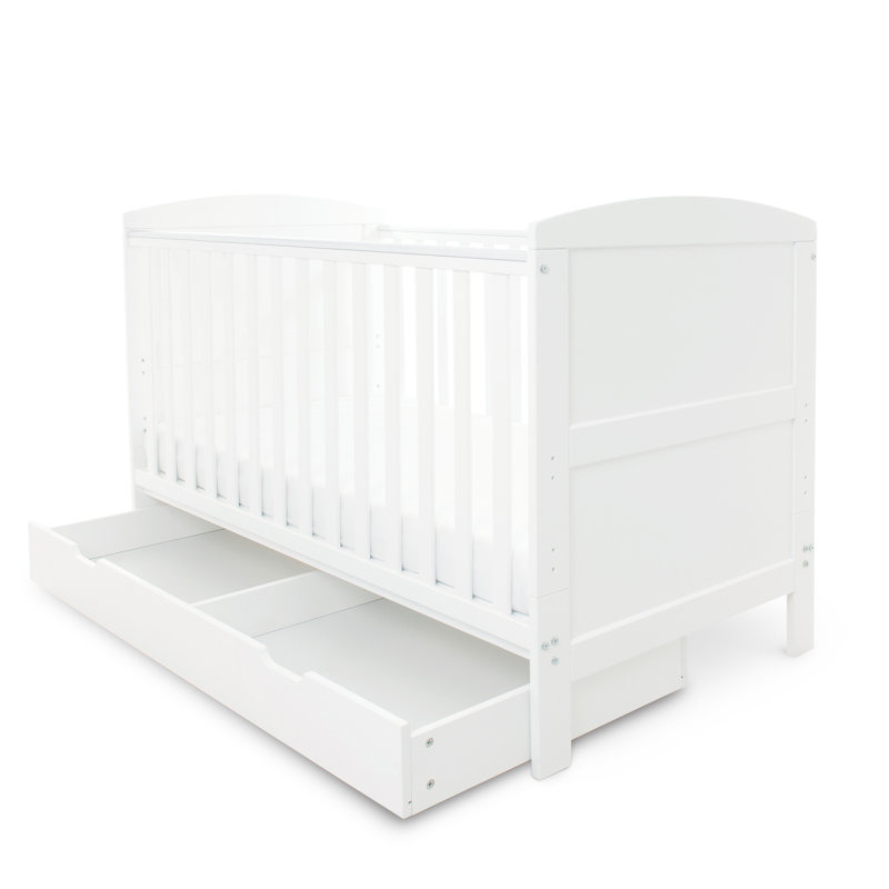 Coleby Classic 2 Piece Furniture Set and Fibre Mattress  - White